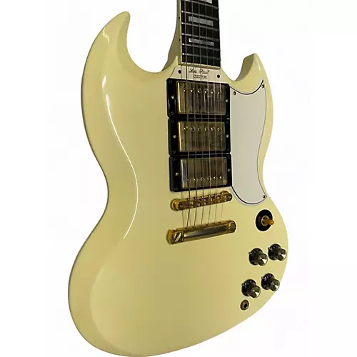 Used Gibson 1961 SG Custom Reissue Alpine White Solid Body Electric Guitar Alpine White