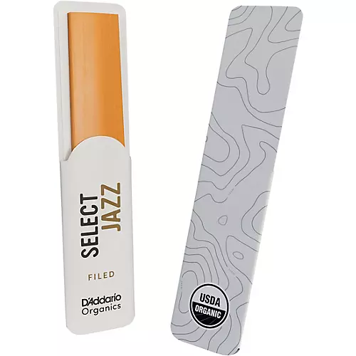 D'Addario Woodwinds Select Jazz, Tenor Saxophone Reeds - Filed,Box of 5 4H