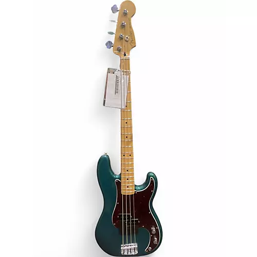 Used Fender Player Precision Bass Ocean Turquoise Electric Bass Guitar Ocean Turquoise