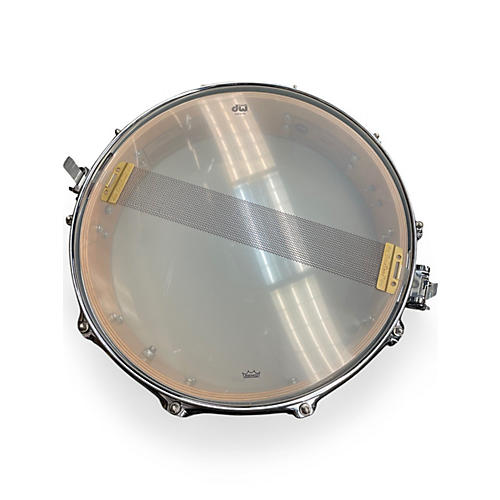 Used DW 14X3 Pi Collectors Series Piccolo Snare White Ice Drum White Ice 206