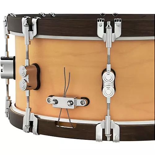 PDP by DW Concept Classic Snare Drum With Wood Hoops 14 x 6.5 in. Ebony/Ebony Hoops