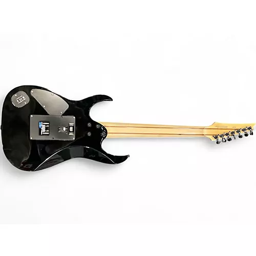 Used 2012 Ibanez RG927QMF Premium 7 String Black Solid Body Electric Guitar Black