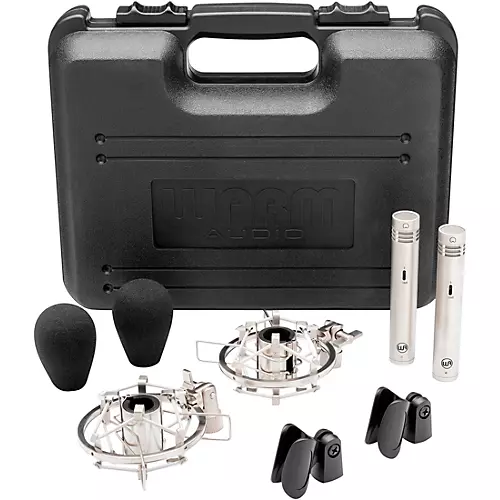 Warm Audio WA-84 Small-Diaphragm Condenser Microphone Stereo Pair Nickel