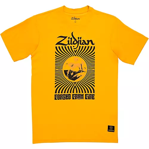 Zildjian Limited-Edition 400th Anniversary '60s Rock T-Shirt XX Large Gold