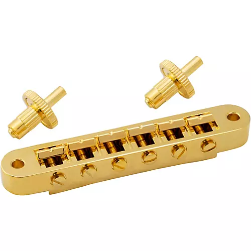 Grover Tune-O-Matic Guitar Bridge Notched Chrome