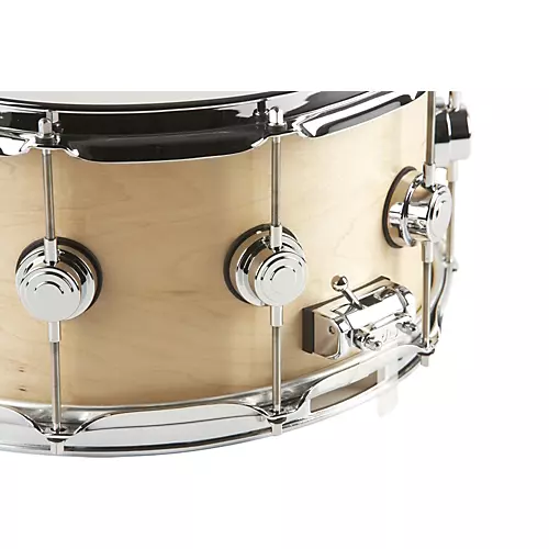 DW Collector's Series Satin Oil Snare Drum Natural with Chrome Hardware 14x5.5