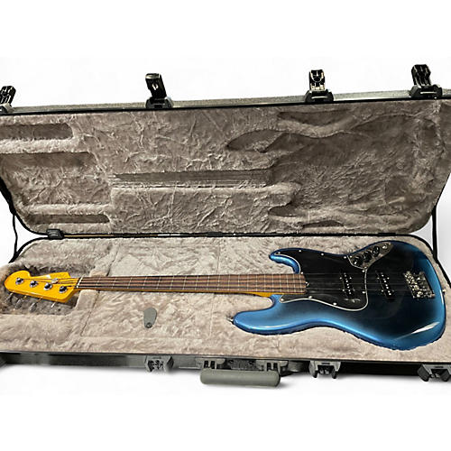 Used Fender american pro ii fretless Dark Night Electric Bass Guitar Dark Night