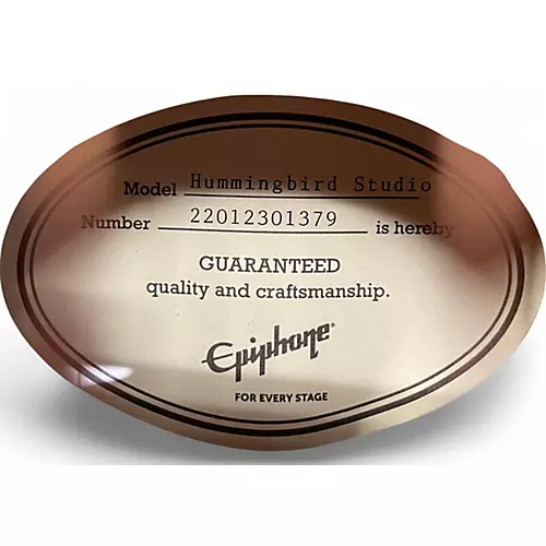 Used Epiphone Hummingbird Pro Cherry Sunburst Acoustic Electric Guitar Cherry Sunburst