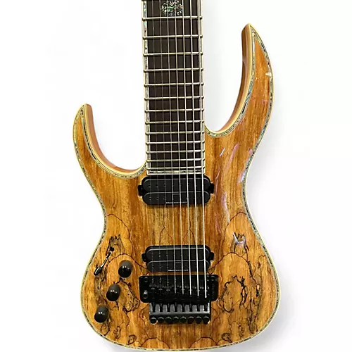 Used B.C. Rich Shredzilla 8 prophecy LH Natural Electric Guitar Natural