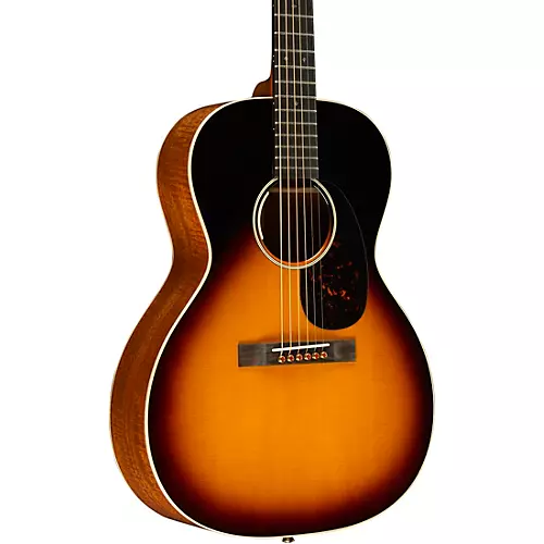 Martin Custom Shop Slope Shoulder Sitka Spruce VTS-Flamed Mahogany Grand Concert Acoustic-Electric Guitar Whiskey Sunset Burst