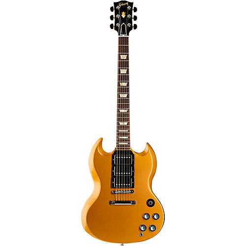 Gibson Custom SG Standard Fat Neck 3-Pickup Electric Guitar Double Gold