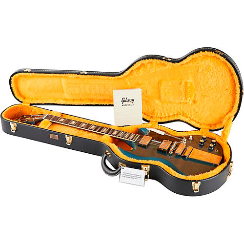 Gibson Custom Murphy Lab 1964 SG Standard Reissue With Maestro Vibrola Light Aged Electric Guitar Antique Pelham Blue