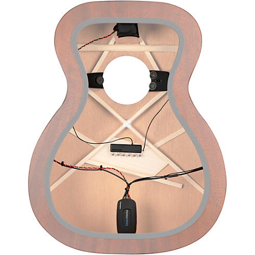 Fishman PowerTap Infinity - Body Sensor with Undersaddle Pickup Narrow Format Black Narrow Split