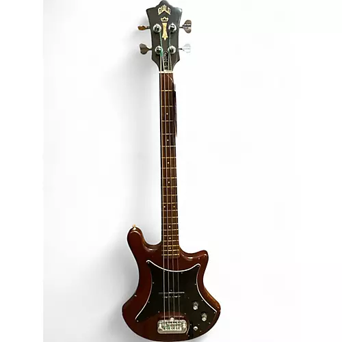 Vintage 1970s Guild B301 DEFRETTED NATURAL Electric Bass Guitar NATURAL