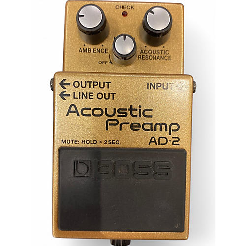 Used BOSS AD2 Acoustic Preamp Guitar Preamp