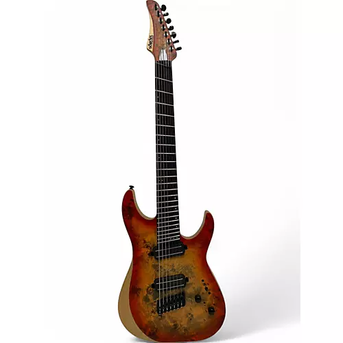 Used Schecter Guitar Research REAPER 7 SATIN INFERNO BURST Solid Body Electric Guitar SATIN INFERNO BURST