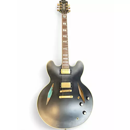 Used Epiphone emily wolfe sheraton Black Hollow Body Electric Guitar Black