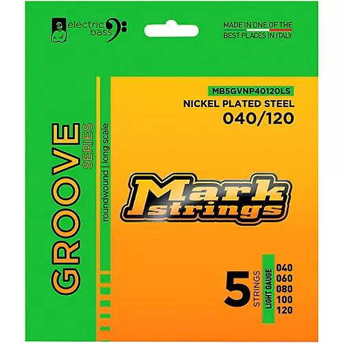 Markbass Groove Series Electric Bass Nickel Plated Steel Strings (45 - 125) Medium Light Gauge