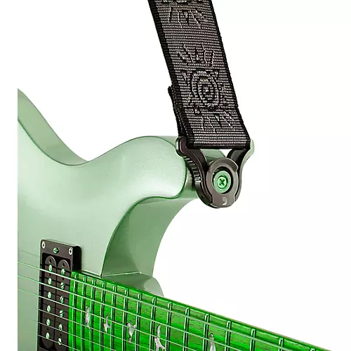 D'Addario Auto Lock Vintage Planet Waves Suns Guitar Strap Gray