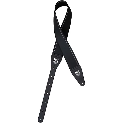 No1 Stretch Strap No1 Elastic Guitar Strap Black Extra Large