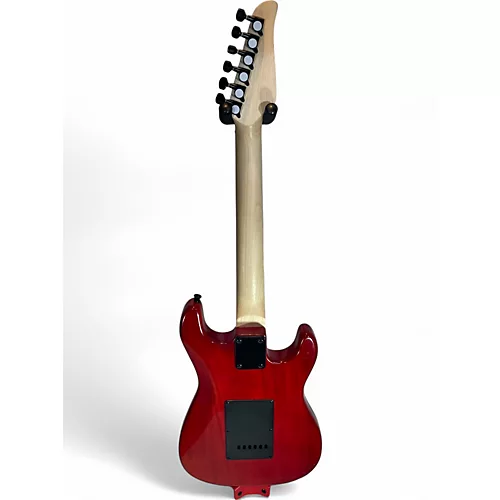 Used Lyx Pro LH Stratocaster Red Electric Guitar Red