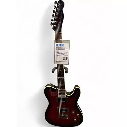 Used Fender Special Edition Custom Telecaster FMT HH Red Solid Body Electric Guitar Red