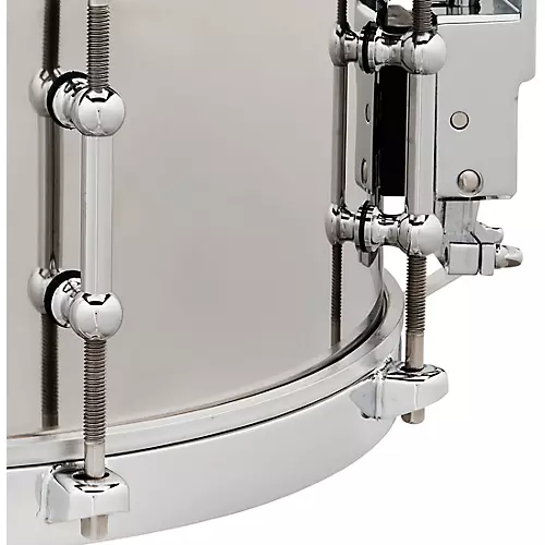 LP Stainless Steel Salsa Snare Drum 13 x 5.5 in. Stainless Steel