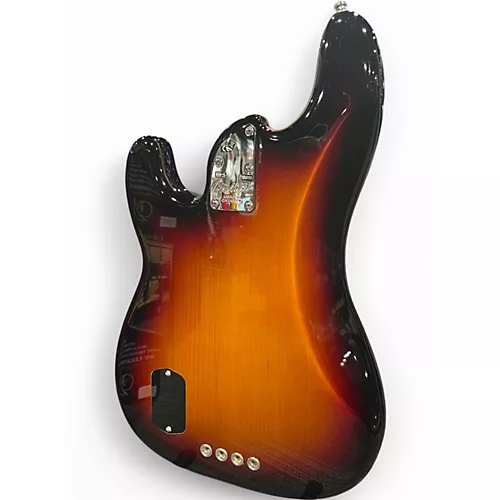 Used 2017 Fender American Elite Precision Bass 3 Tone Sunburst Electric Bass Guitar 3 Tone Sunburst
