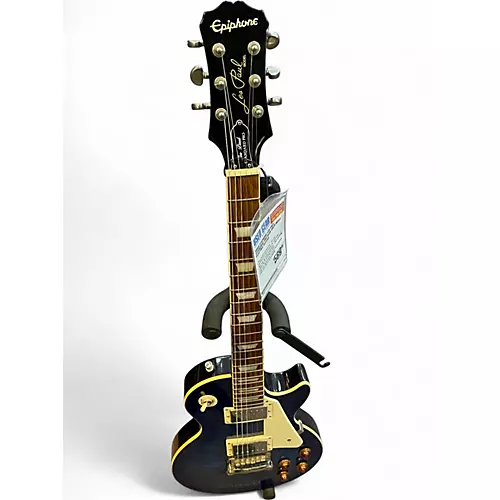 Used Epiphone Les Paul Standard Pro Blue Solid Body Electric Guitar Blue