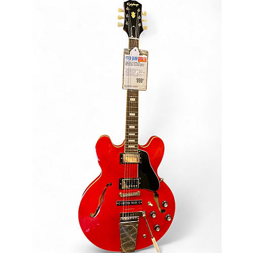 Used 2022 Epiphone JOE BONAMASSA 1962 ES335 Cherry Hollow Body Electric Guitar Cherry