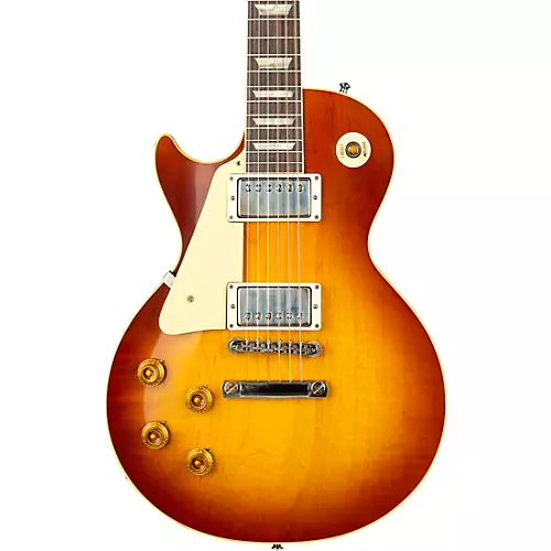 Gibson Custom 1958 Les Paul Standard Reissue VOS Left-Handed Electric Guitar Washed Cherry Sunburst
