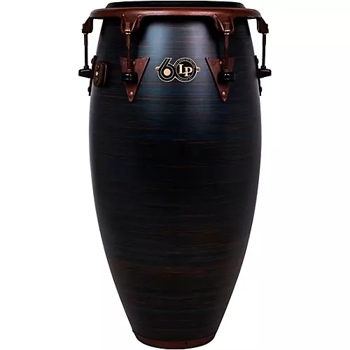 LP LP 60th Anniversary Top Tuning Fiberglass Conga with Rustic Bronze Hardware 11.75 in. Roasted Hazel Finish