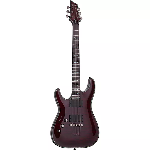 Schecter Guitar Research C-1 Hellraiser Left-Handed Electric Guitar Black Cherry