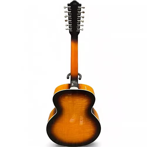 Used Guild F-25112E 2 Color Sunburst 12 String Acoustic Electric Guitar 2 Color Sunburst