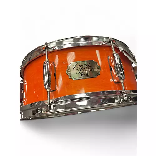 Used Pearl 14in export series snare in honey amber 14x5.5 honey amber Drum honey amber 33