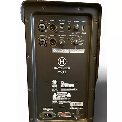 Used Harbinger VARI VS12 Powered Subwoofer