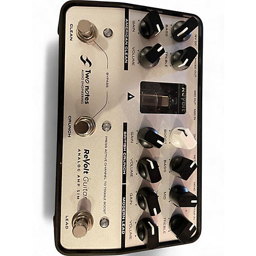Used Two Notes AUDIO ENGINEERING revolt guitar analog guitar amp sim Guitar Preamp