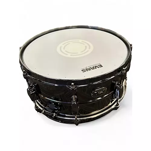 Used TAMA 14X6.5 Metalworks Snare black nickel Drum black nickel 213