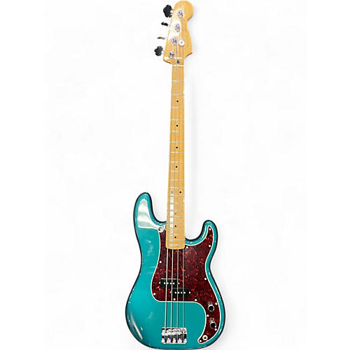 Used Fender Player Precision Bass Turquoise Electric Bass Guitar Turquoise