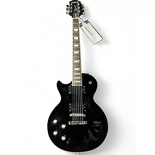 Used Epiphone Les Paul Standard Left Handed Black Electric Guitar Black