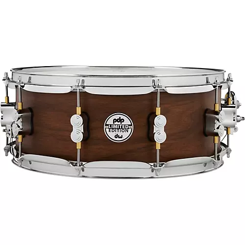 PDP by DW Concept Series Limited Edition 20-Ply Hybrid Walnut Maple Snare Drum 13 x 7 in. Satin Walnut