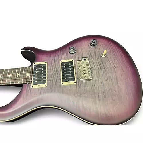 Used 2023 PRS CE24 Nitro Satin Faded Grey Black Purple Burst Solid Body Electric Guitar Nitro Satin Faded Grey Black Purple Burst