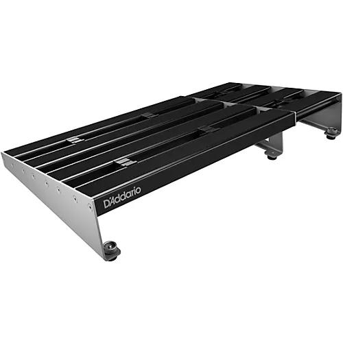 D'Addario PW-XPNDPB-02 XPND Pedalboard Telescopically Expanding 4-Rail System Large Black