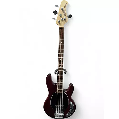Used Sterling by Music Man Sting Ray Brown Electric Bass Guitar Brown