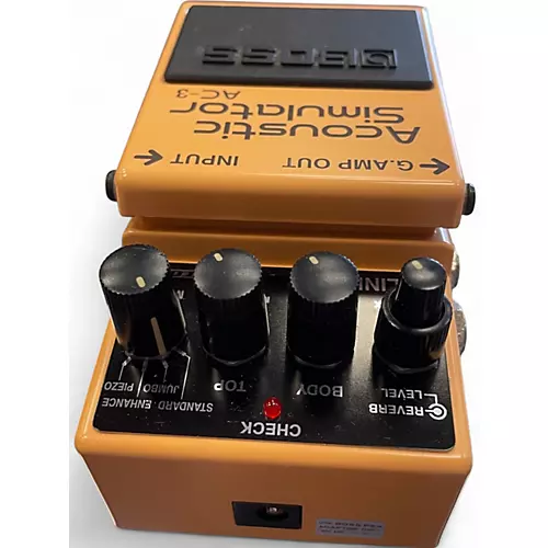 Used BOSS AC3 Acoustic Simulator Effect Pedal
