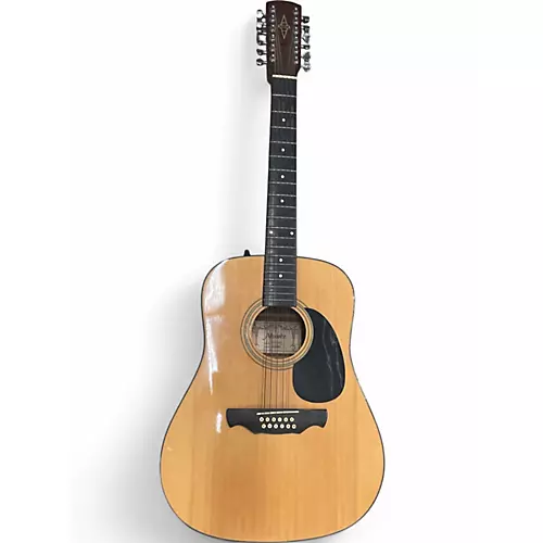 Used Alvarez RD2012 Natural 12 String Acoustic Electric Guitar Natural