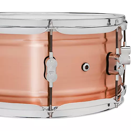 PDP by DW Concept Series 1.2 mm Natural Satin Brushed Copper Snare Drum 14 x 8 in.