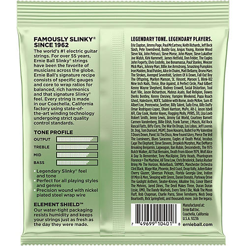 Ernie Ball Magnum Slinky Nickel Wound Electric Guitar Strings 12-56