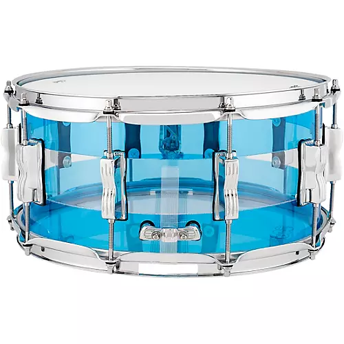 Ludwig Vistalite 50th Anniversary Snare Drum 14 x 6.5 in. Blue/Clear/Blue