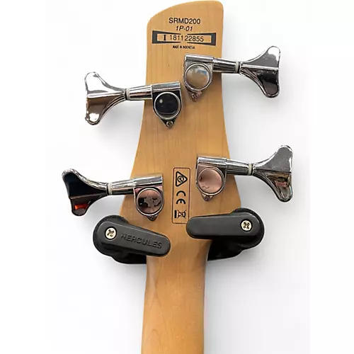 Used Ibanez SRMD200 Metallic Orange Electric Bass Guitar Metallic Orange